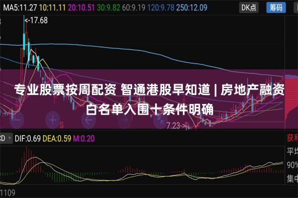 专业股票按周配资 智通港股早知道 | 房地产融资白名单入围十条件明确