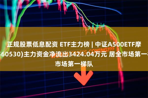 正规股票低息配资 ETF主力榜 | 中证A500ETF摩根(560530)主力资金净流出3424.04万元 居全市场第一梯队